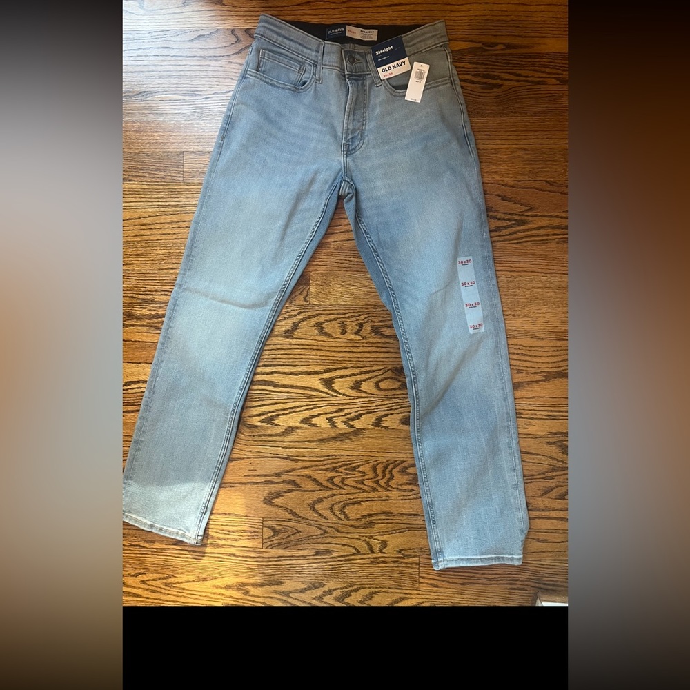 Old Navy Straight Jeana 30 x 30 360 Stretch